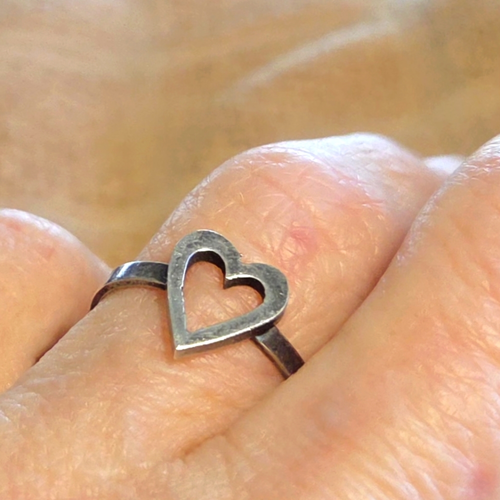 Sterling Silver Heart Ring